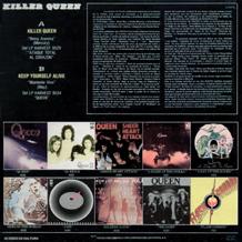 Queen 'Killer Queen' Venezuelan 12" back sleeve