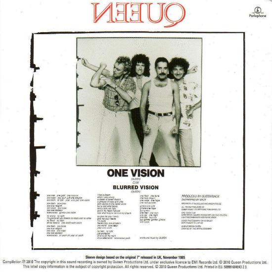 Queen 'One Vision'