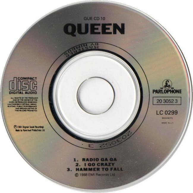 UK CD disc