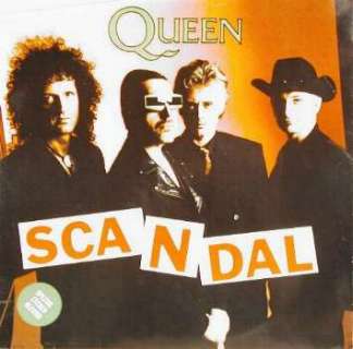 Queen 'Scandal' UK 12" front sleeve