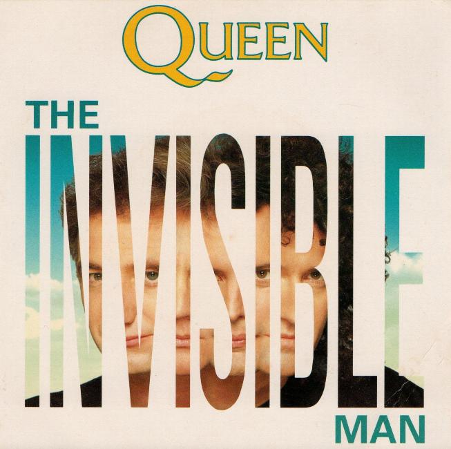 Queen 'The Invisible Man' UK 7" front sleeve
