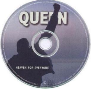 Queen 'Heaven For Everyone' UK CD1 disc