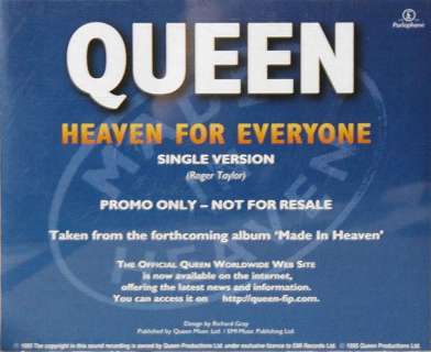 UK CD promo back sleeve