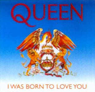 Queen 'I Was Born To Love You' French promo CD front sleeve