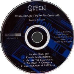 Queen 'We Will Rock You' US CD disc