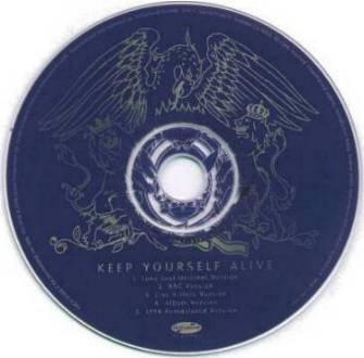 Queen 'Keep Yourself Alive' US promo CD disc