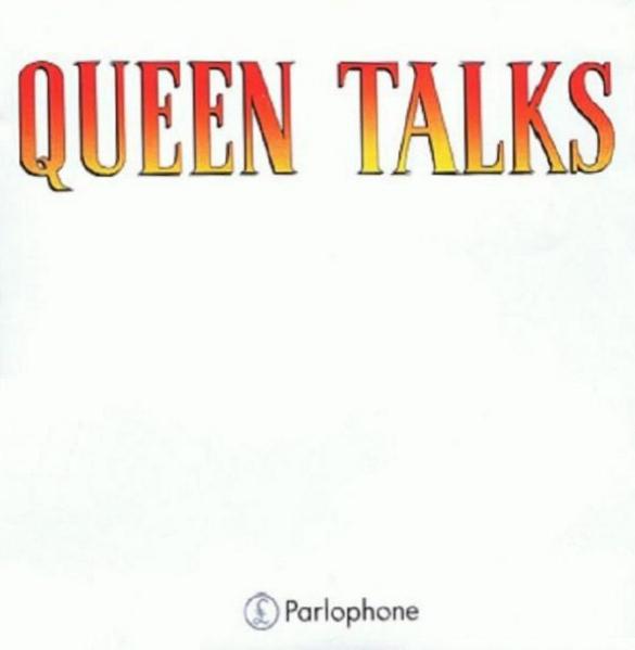 Queen 'Queen Talks' UK promo CD front sleeve