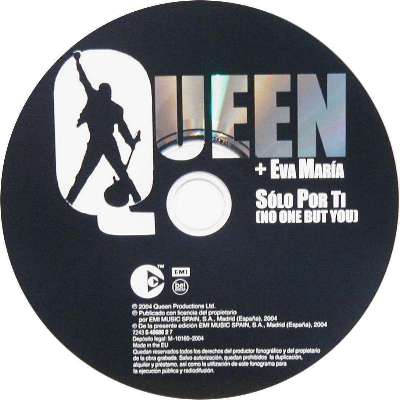 Queen 'Solo Por Ti (No-One But You)' Spanish CD disc