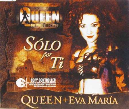 Queen 'Solo Por Ti (No-One But You)' Spanish CD front sleeve