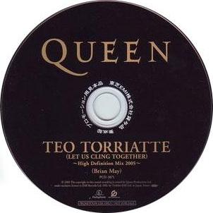 Queen 'Teo Torriatte' Japan promo CD disc