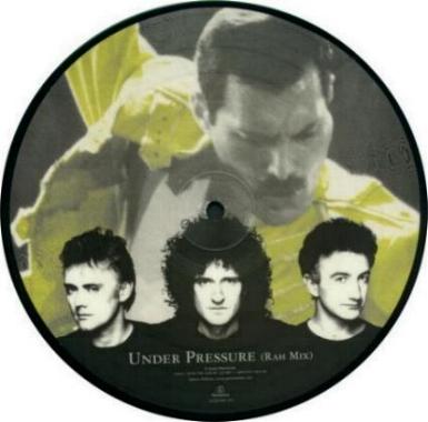 Queen 'Under Pressure' UK 7" picture disc