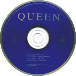 Queen 'We Will Rock You' French promo CD disc