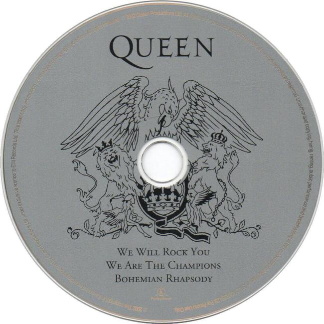 Queen 'We Will Rock You' UK promo CD disc