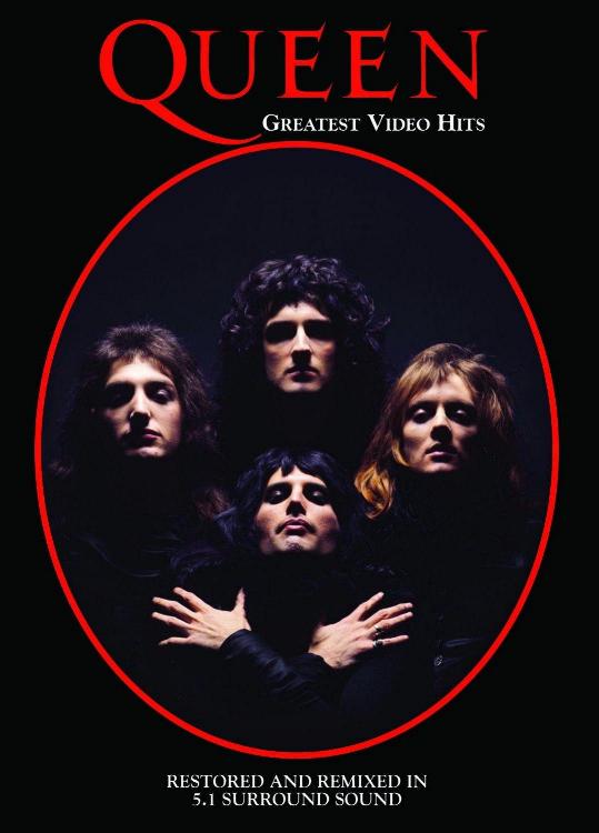 Queen 'Greatest Video Hits' USA DVD front sleeve