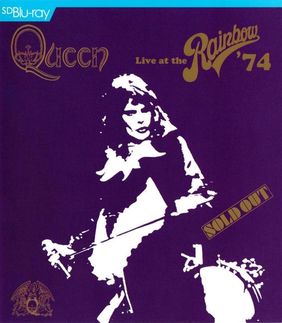 Queen 'Live At The Rainbow '74' Blu-ray front sleeve