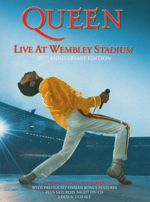 Queen 'Live At Wembley Stadium' UK 2011 CD & DVD set front sleeve