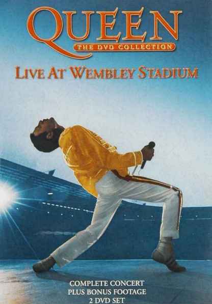 Queen 'Live At Wembley Stadium' UK DVD front sleeve