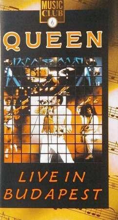 Queen 'Live In Budapest' UK VHS front sleeve