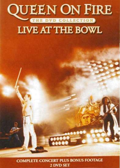 Queen 'Queen On Fire - Live At The Bowl' UK DVD front sleeve