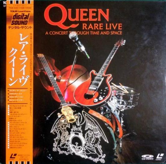 Queen 'Rare Live' Japan Laserdisc front sleeve