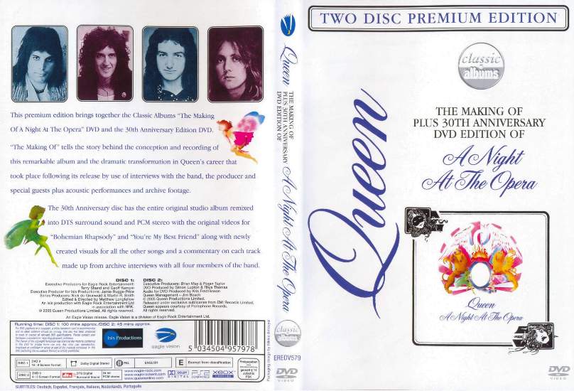 Queen DVD Making of a Night at the Opera