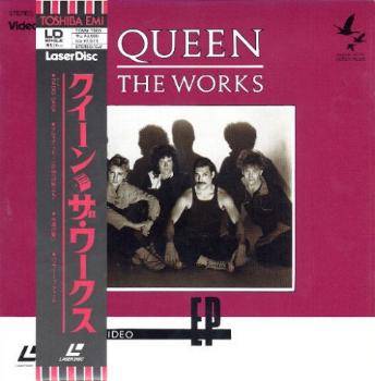 Queen 'The Works Video EP' Japanese laserdisc front sleeve