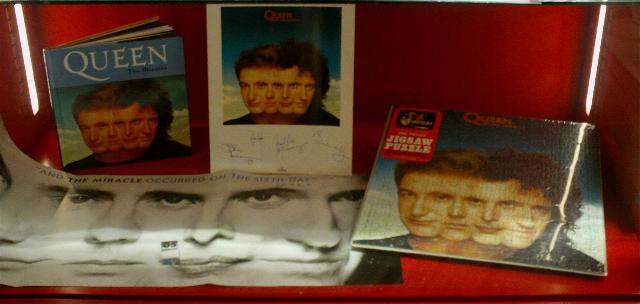 'A Kind Of Magic' and 'The Miracle' memorabilia