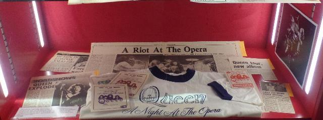'A Night At The Opera' tour memorabilia