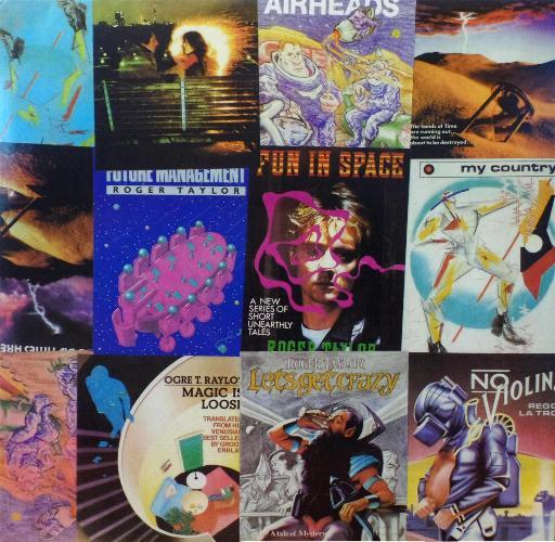 Roger Taylor 'Fun In Space' UK LP inner sleeve