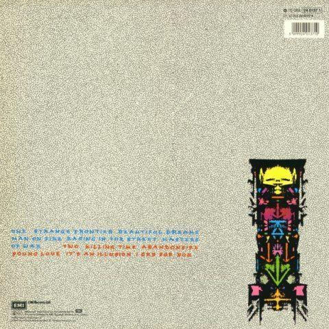 Roger Taylor 'Strange Frontier' UK LP back sleeve