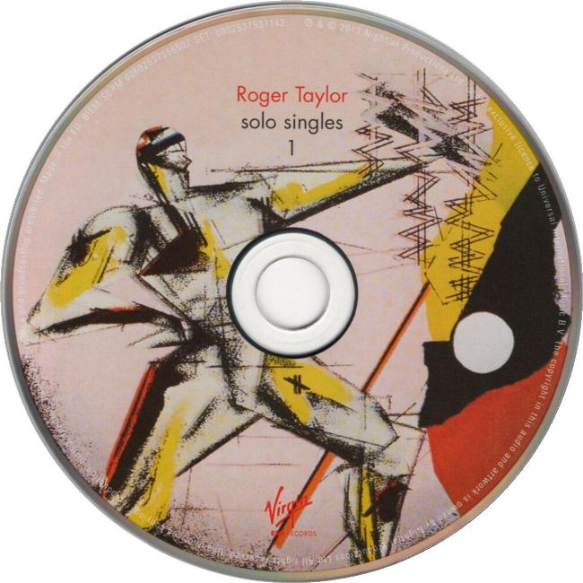 Roger Taylor 'Solo Singles 1' 'The Lot' CD disc