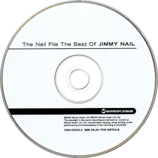 Jimmy Nail 'The Nail File' UK CD disc