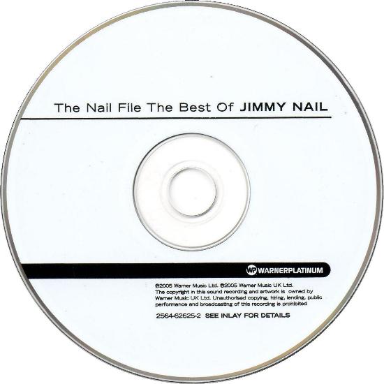 Jimmy Nail 'The Nail File' UK CD disc