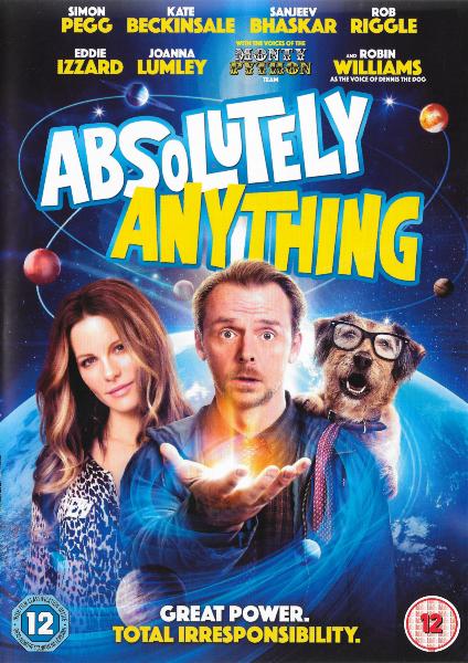 'Absolutely Anything' UK DVD front sleeve
