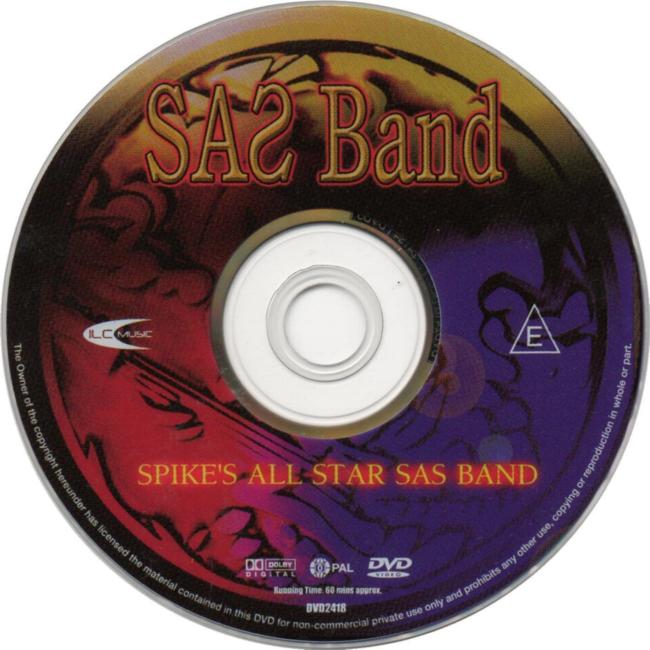 SAS Band 'The Show' UK DVD disc