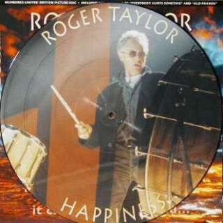 Roger Taylor 'Happiness' UK 12" front sleeve