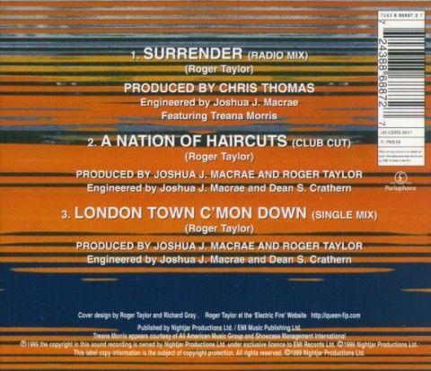 UK CD1 back sleeve