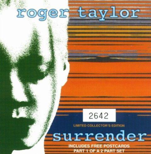 Roger Taylor 'Surrender' UK CD1 front sleeve