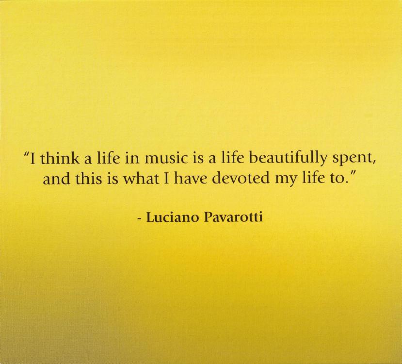 Pavarotti 'The Greatest Hits' UK CD inner sleeve